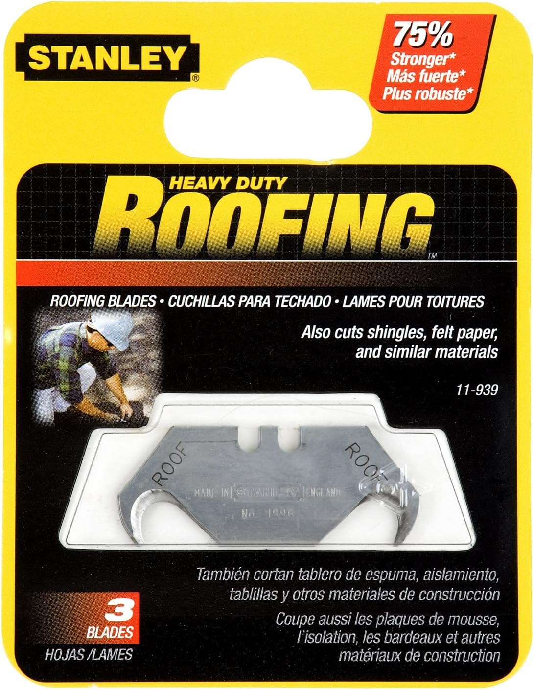 Stanley Hardware 11-939 Heavy Duty Roofing Hook Blades 3 Count