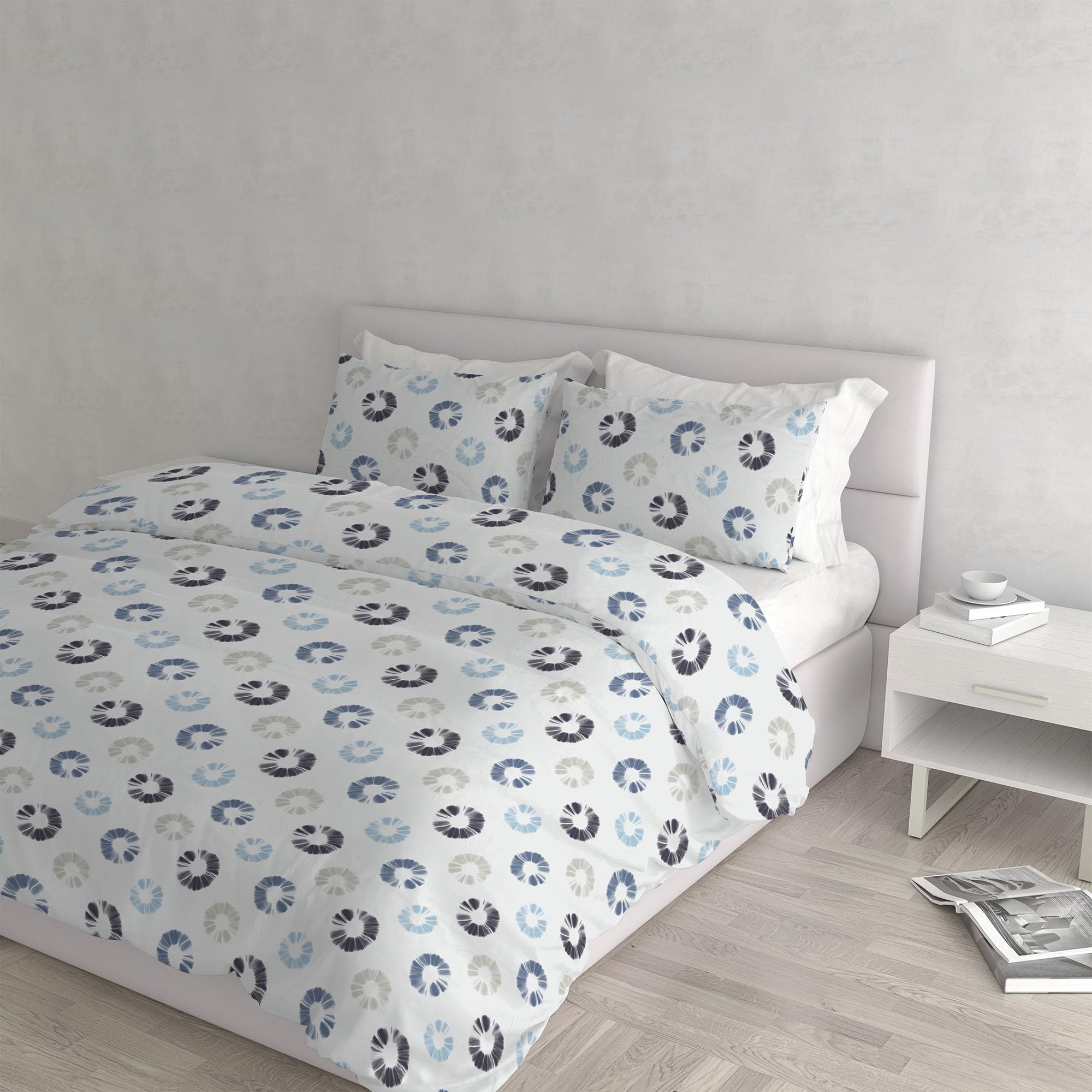 Italian Bed Linen Fantasy Duvet Cover Set Made in Italy, Microfibre, Blow, Double