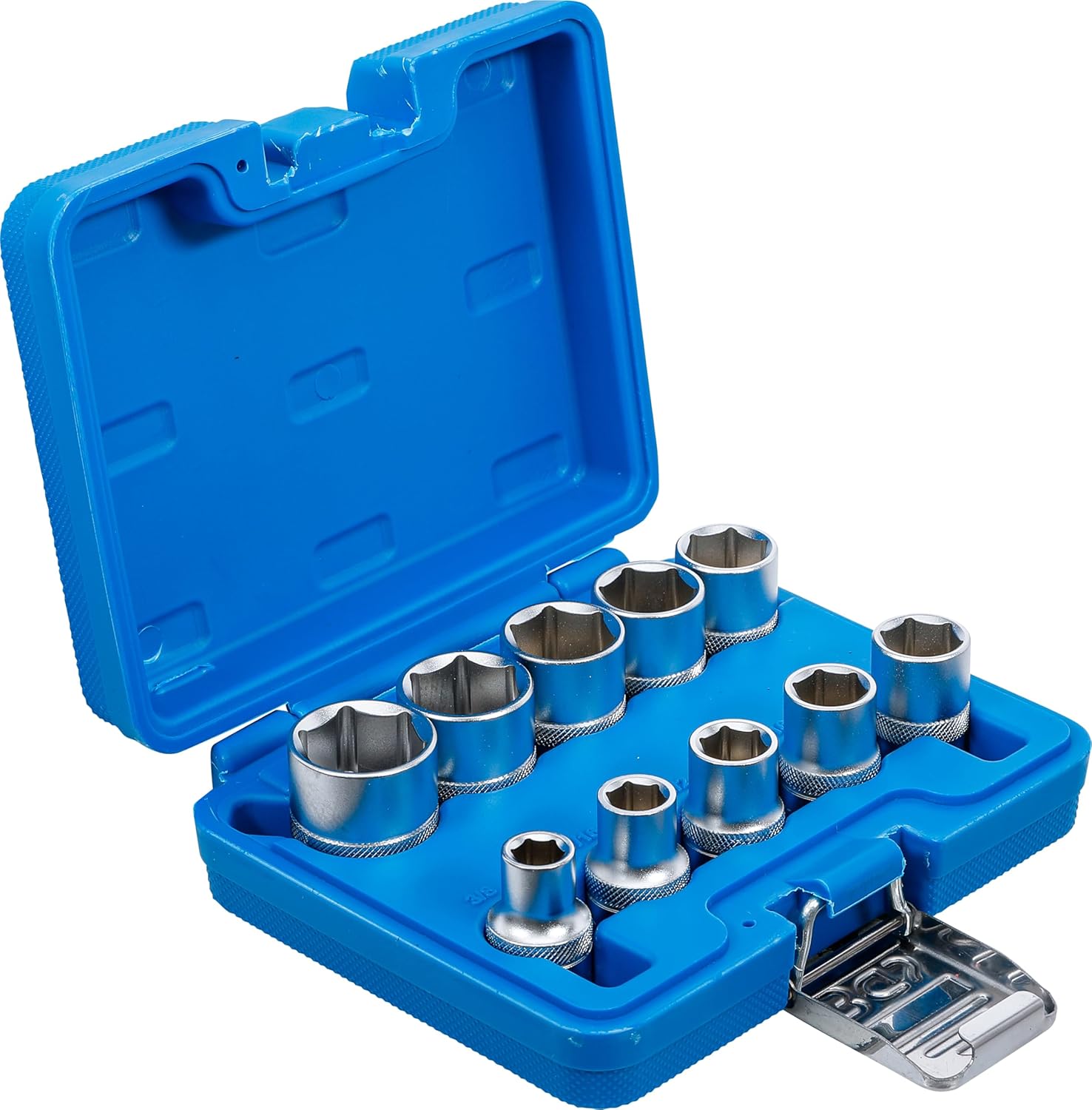 BGS 2434 Socket Set, Silver, 1/2-Inch Set of 10 Pieces