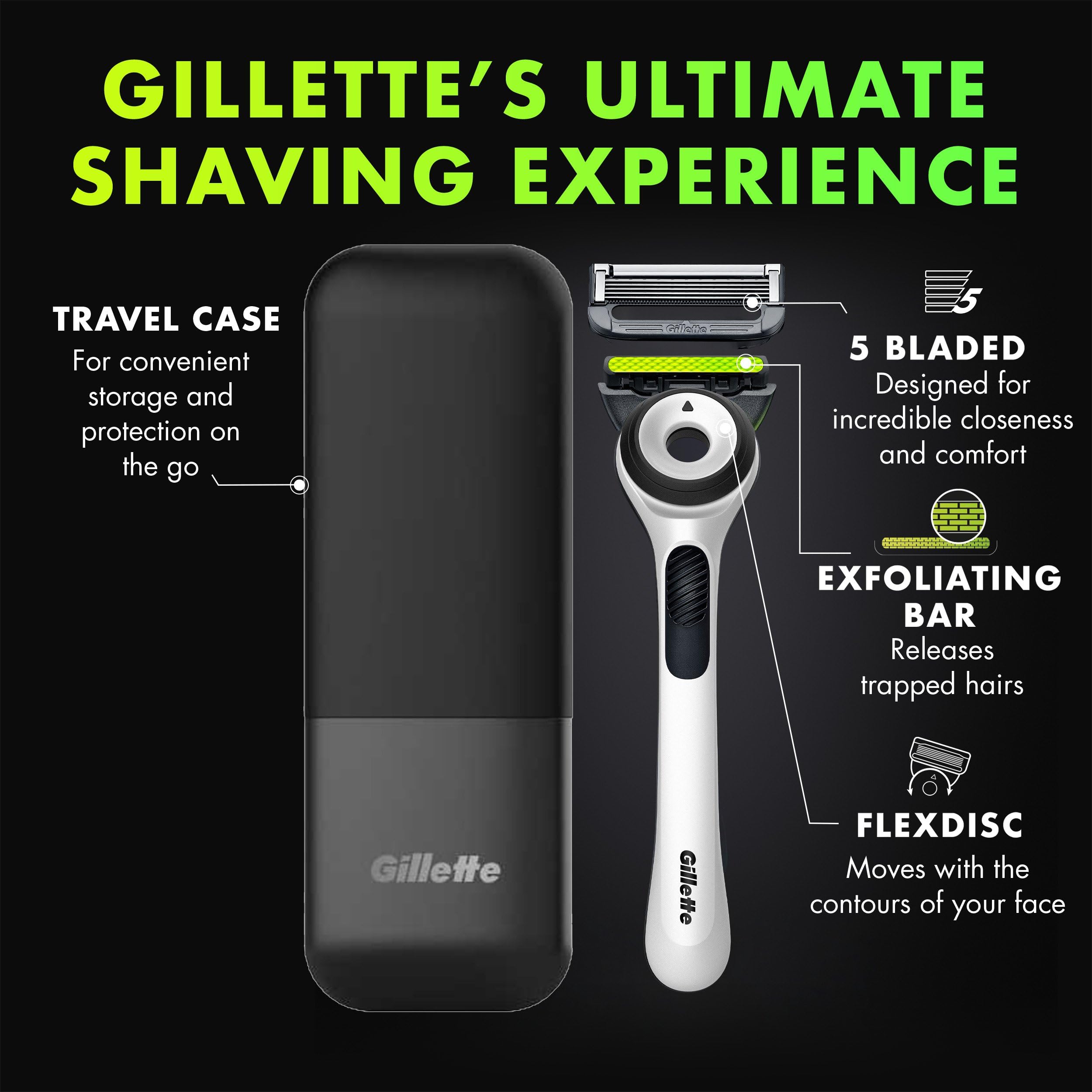 Amazon.co.jp: GilletteLabs 角質除去バー付きメンズシャープホワイト