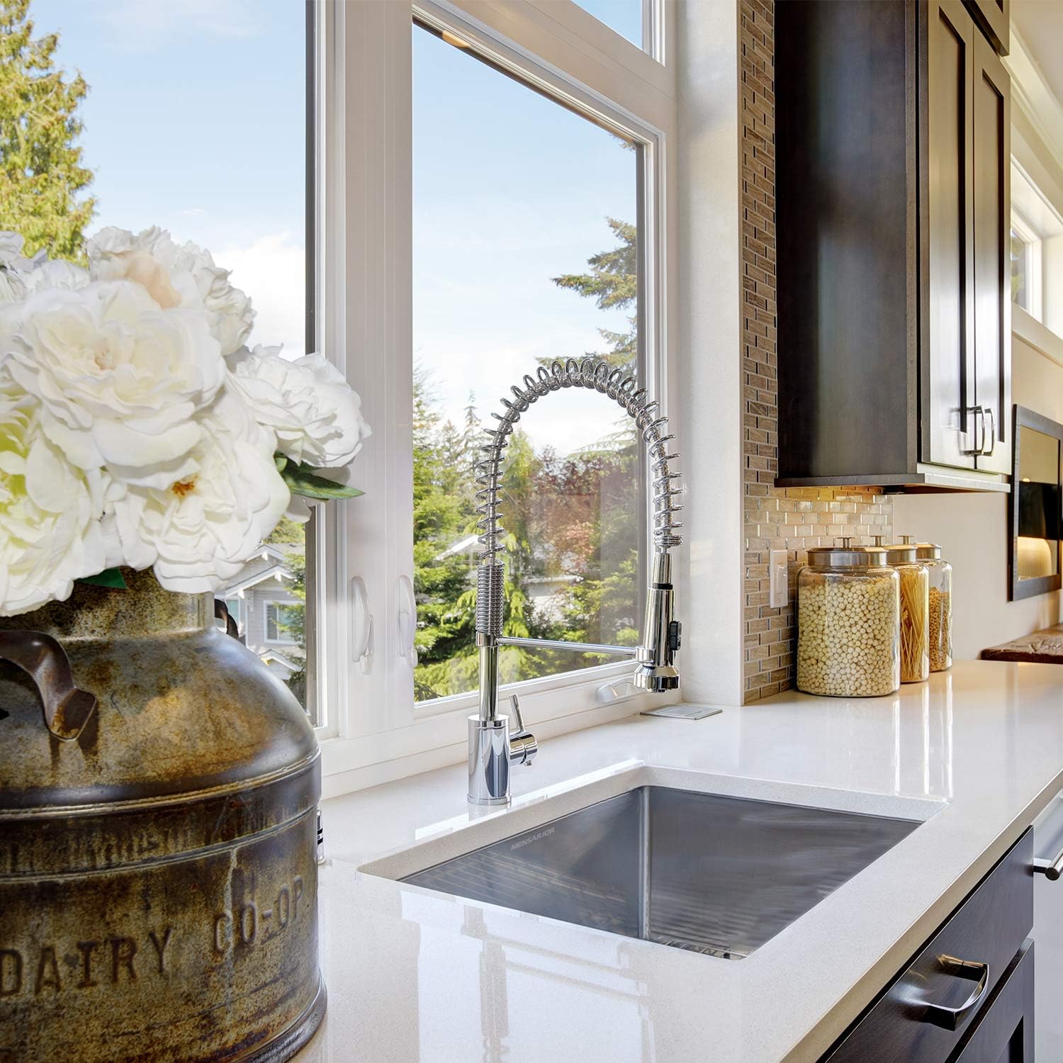 Crаzу Dеаlѕ MENSARJOR Kitchen sink, Undermount Kitchen Sink 16 Gauge Single Bowl SUS304 Stainless Steel(22.6 X 18 X 10)