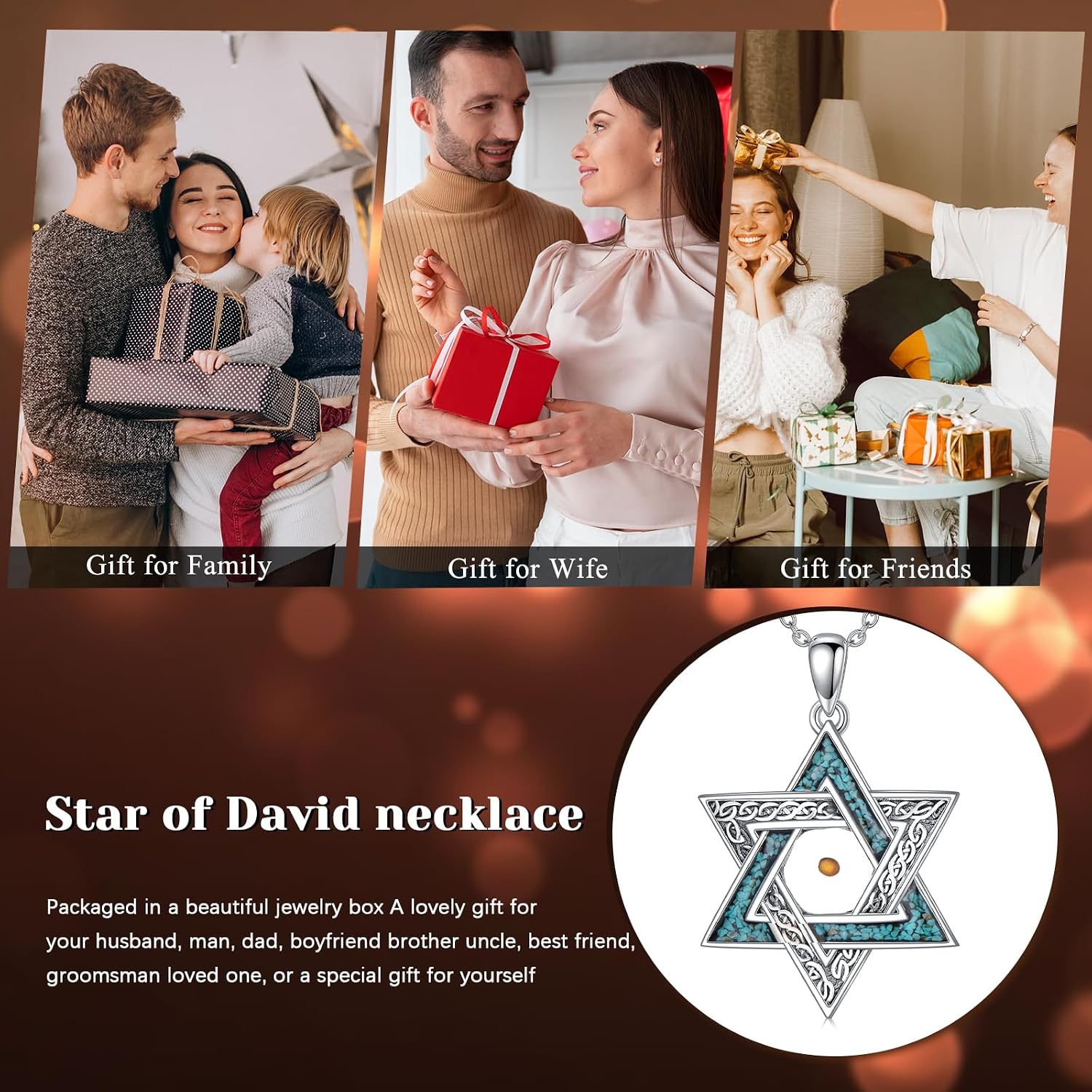 Mustard Seed/Sunset Necklace for Women 925 Sterling Silver Religious Faith Jewelry Gifts for Christian