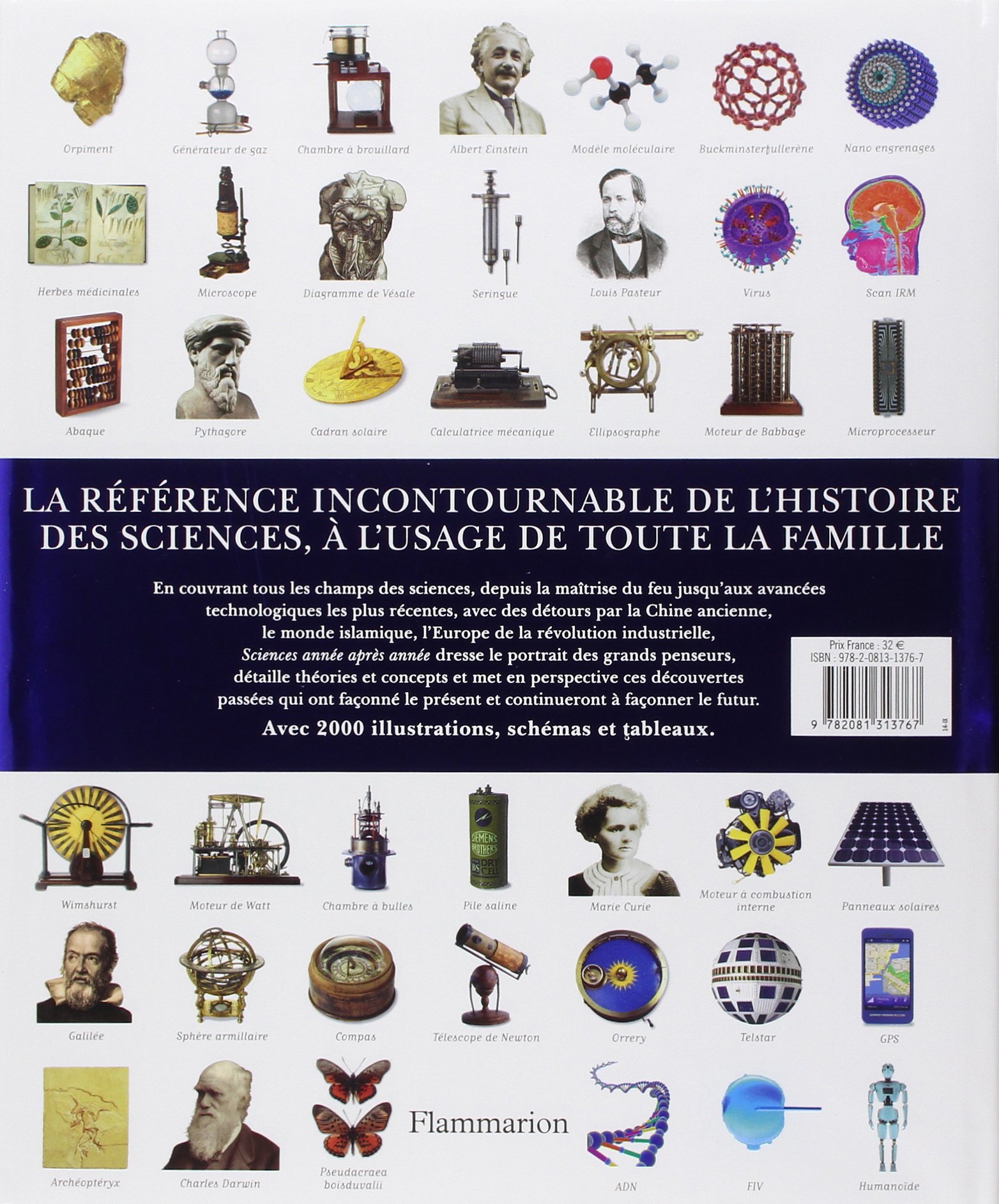 Sciences, année après année: L'Encyclopédie visuelle des découvertes qui ont marqué le monde