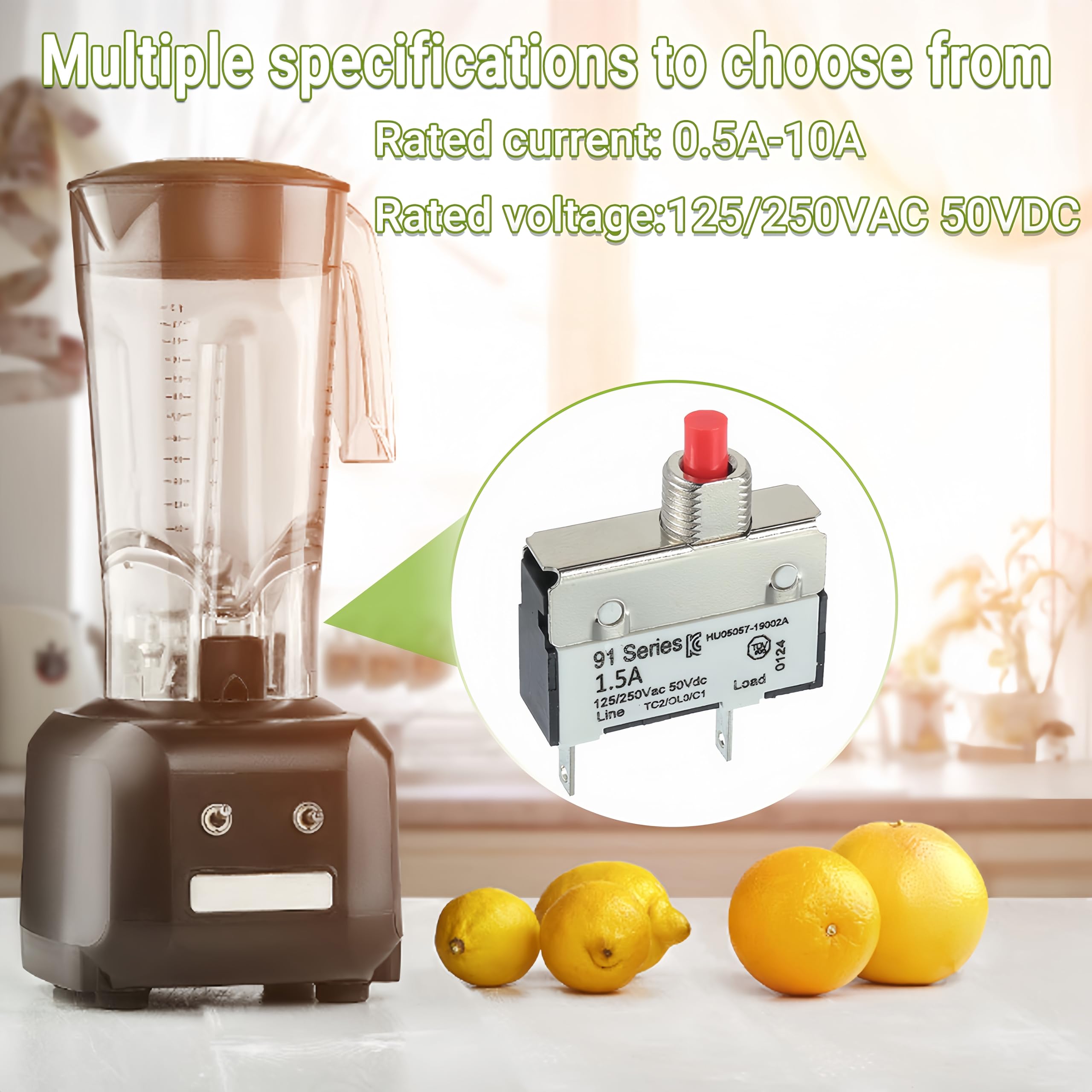 Interruttore magnetotermico miniaturizzato CC 1P 125A 250V