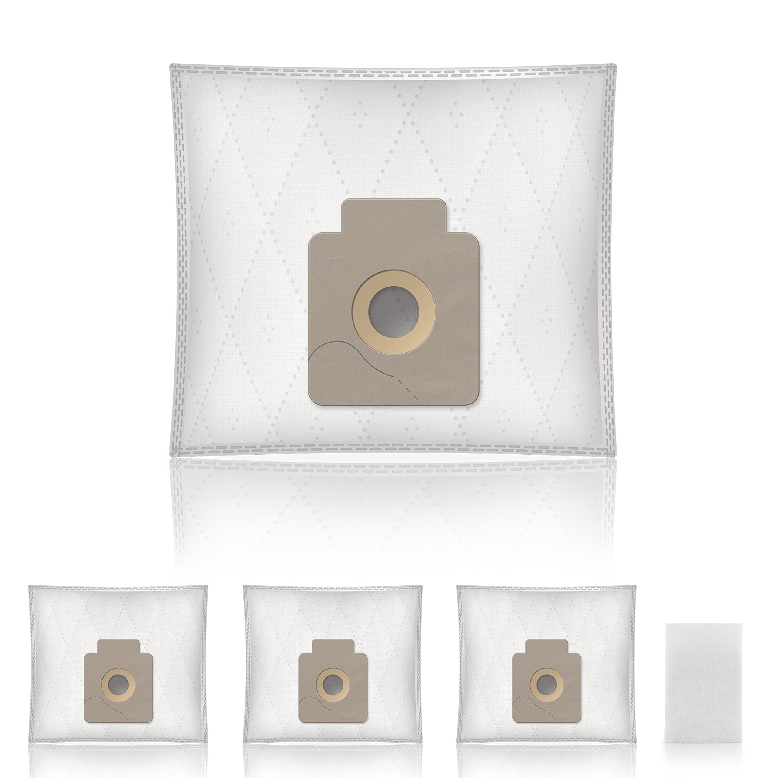 Repuesto Bolsa H64 H58 20 Bolsas Polvo Para Aspiradora Hoover - Compatible Con H64, H58, H63, Freespace, Sprint Bolsa Aspiradora Hoover Brave Bv20