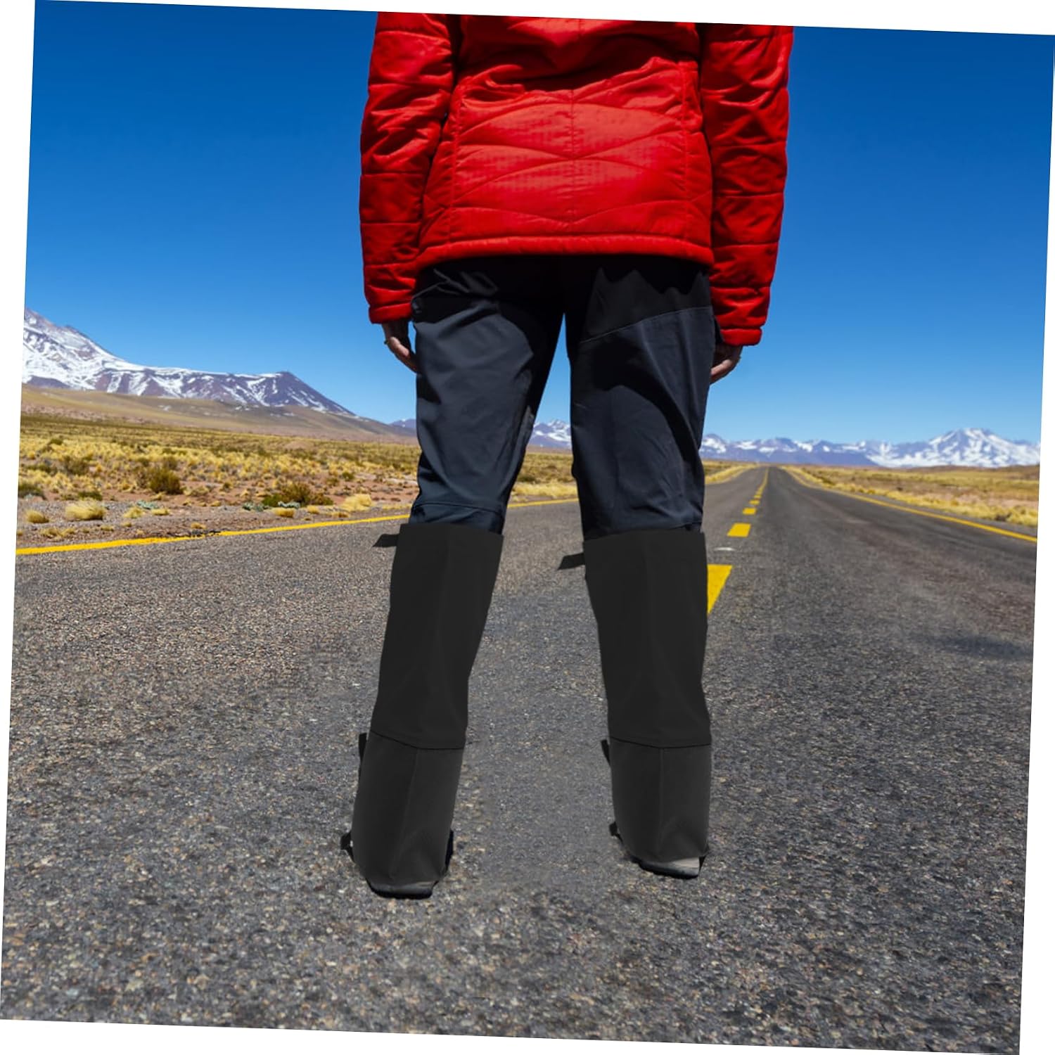 Milisten Mounting Gaiters Hiking Leg Gaiters Mountain Climbing Gaiters Gaiters Snow Boot Gaiters Climbing Leg