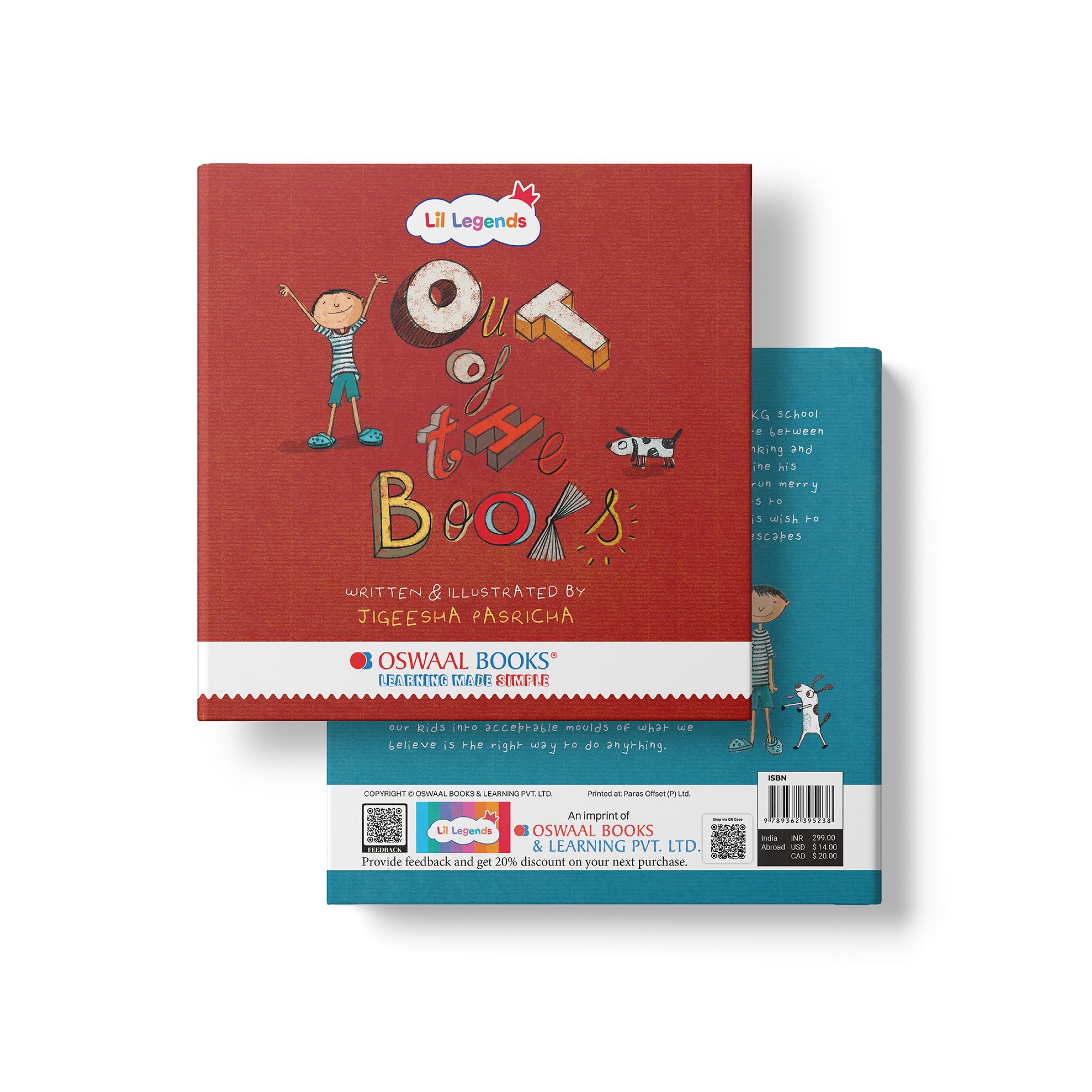 Oswaal Lil Legends Out of The Books - Illustrated Poem Book for Kids | Fun English Rhymes and Poetry Collection with Colourful Pictures | Written and Illustrated by Jigeesha Pasricha 3