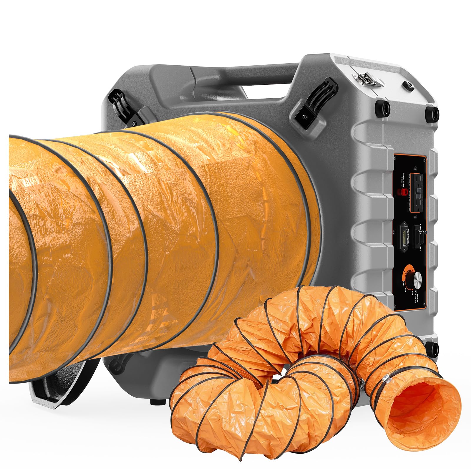 Abestorm Air Scrubber with 3 Stage Filtration System Industrial Commercial Air Purifier for Damage Restoration Stackable Negative Air