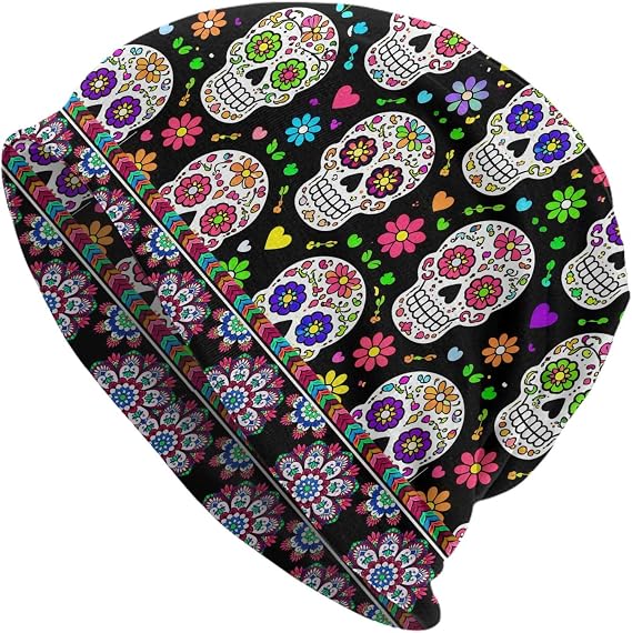 Beanie Knitted Skull Cap for Men Women, Thin Stretch Knit Slouchy Hat Warm Soft Headwear