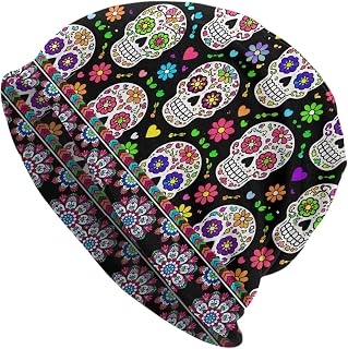 Beanie Knitted Skull Cap for Men Women, Thin Stretch Knit Slouchy Hat Warm Soft Headwear
