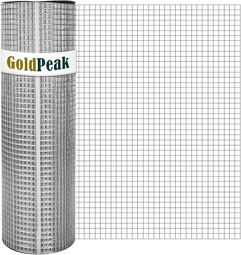 Miniatura 16 de GoldPeak Paño de hardware, 60 pulgadas x 100 pies con malla de 1/2 pulgada calibre 19 – valla de alambre de pollo galvanizado rollo de malla