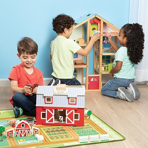 Miniatura 4 de Melissa & Doug Set de juego de granja y tractor de madera (FFP)