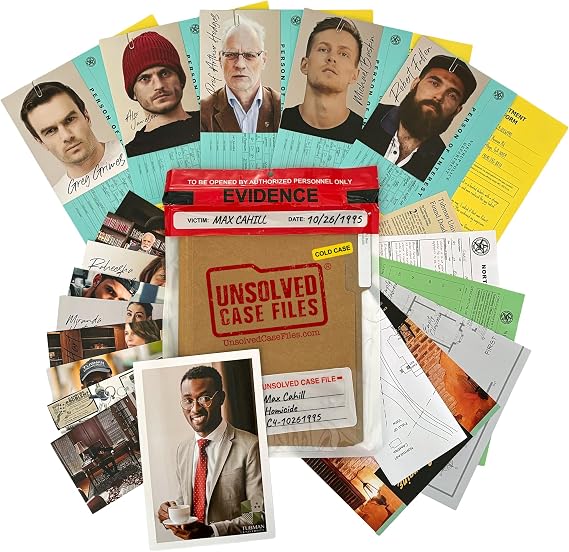 Unsolved Case Files | Cahill, Max - Cold Case Murder Mystery Game - Can You Solve The Crime?