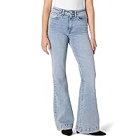 Amazon Essentials Jeans a Vita Alta a Zampa di Elefante Super Elasticizzati Donna