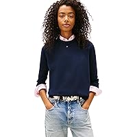 Tommy Jeans Maglione da Donna TJW Essential Crew Ext DW0DW20159