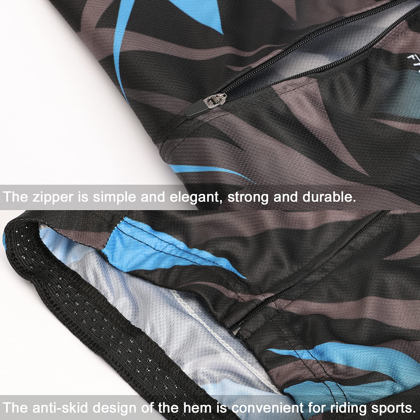 Jersey Maillot de Ciclismo Camiseta de Bicicleta de Manga Corta + Pantalones Cortos Traje Ciclismo para Niños Niñas