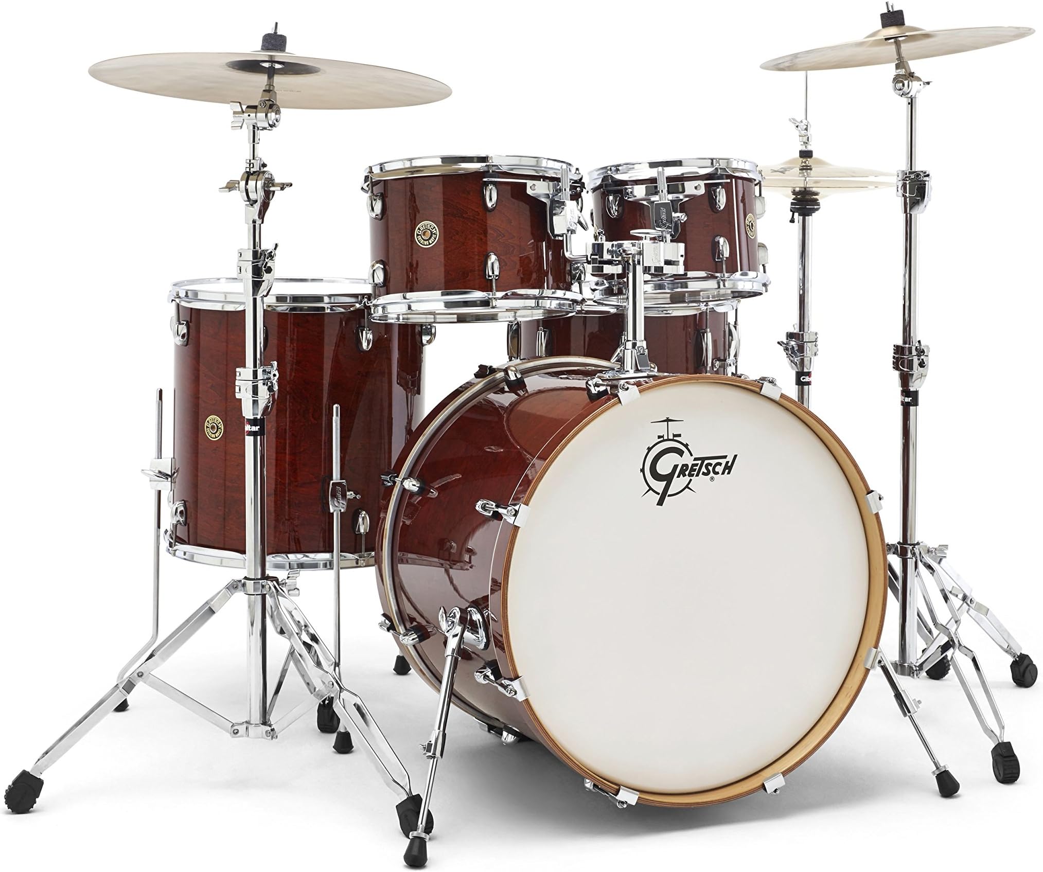 GretschDrums Drum Set, Walnut Glaze (CM1-E825-WG)