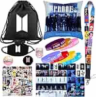 Set Merch BTS ROSSO - Zaino, Federa, Photocards, Bracciali, Maschera E Altro | Regalo Perfetto Per ARMY - Foto 4