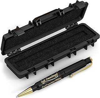 .308 Real Authentic Brass Casing Refillable Twist Pen - Tactical Gift Box - 2nd Amendment