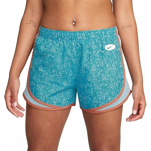 Nike Women's Dri-Fit Tempo Running Shorts (as1, Alpha, l, Regular, Regular, Black/Camo 2.0)