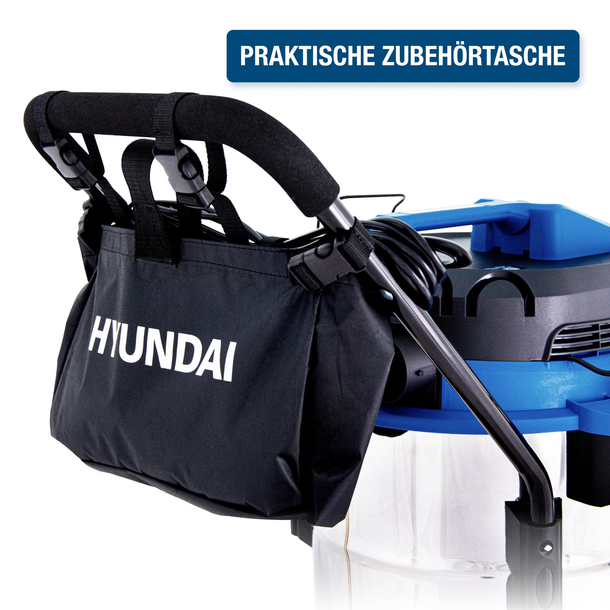 Hyundai Nass- / Trockensauger VCWD1650E, 1600 W, 50l, Edelstahltank, Gebläsefunktion (Staubsauger, Waschsauger, Industriestaubsauger)