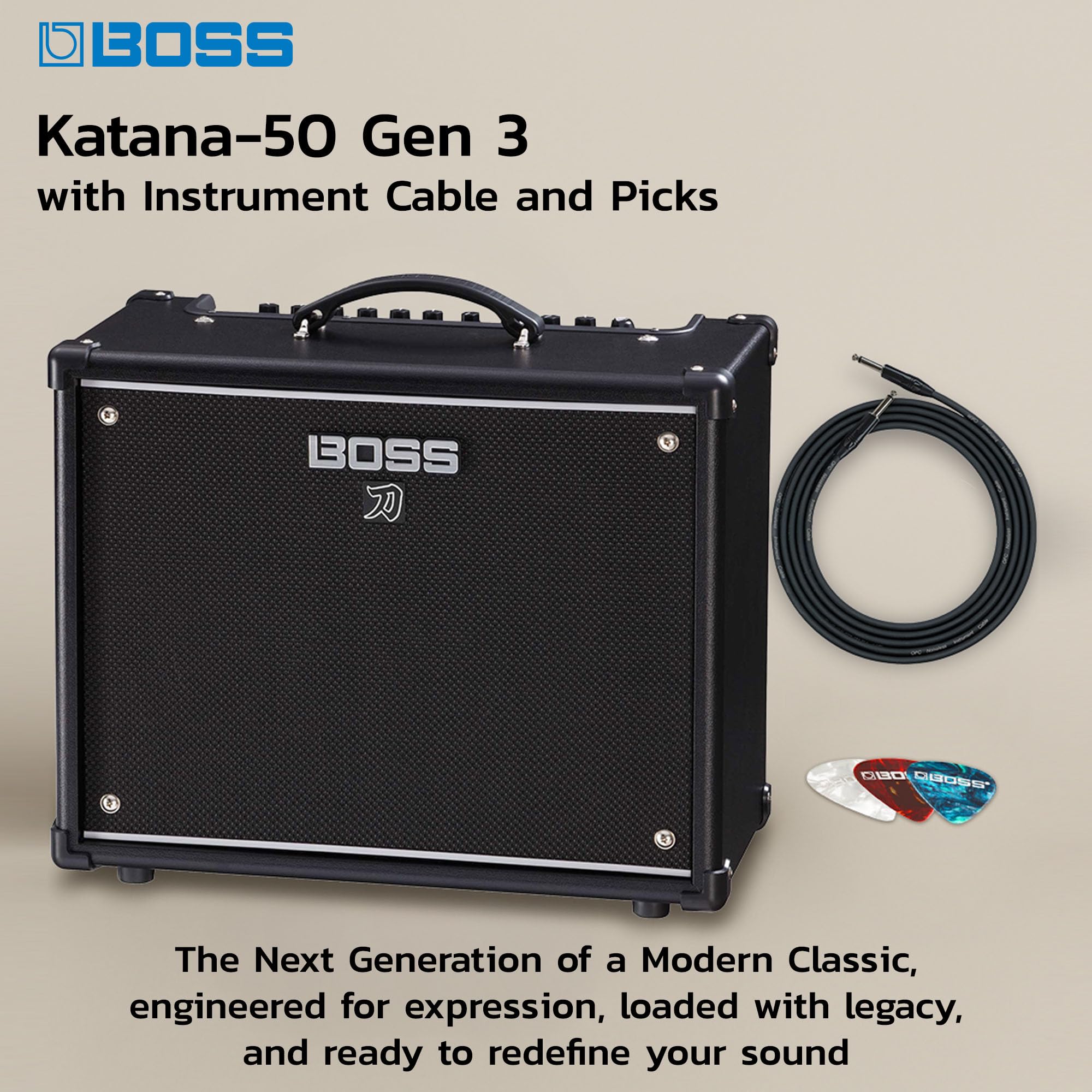 Amazon.com: Boss Katana-50 Gen 3 50-Watt 1x12-Inch Guitar Combo