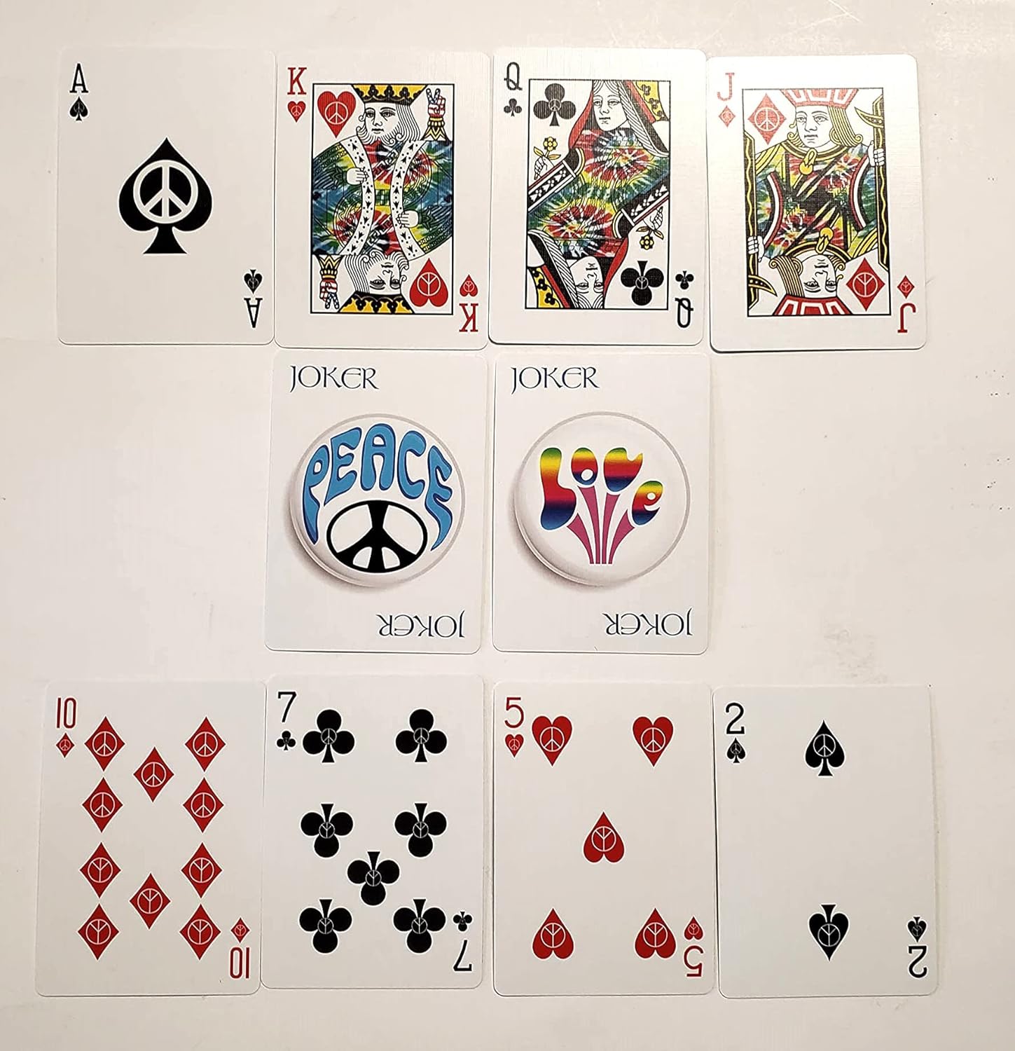 Bicycle 3rd Edition Tie Dye 3 Deck Playing Cards Tye Die Magic