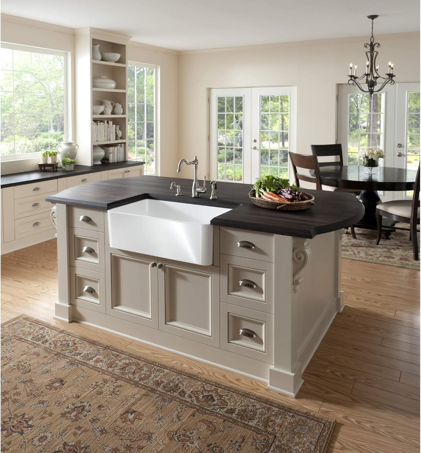 Top Knobs M359 Somerset Collection 3" Cup Pull, Polished Chrome