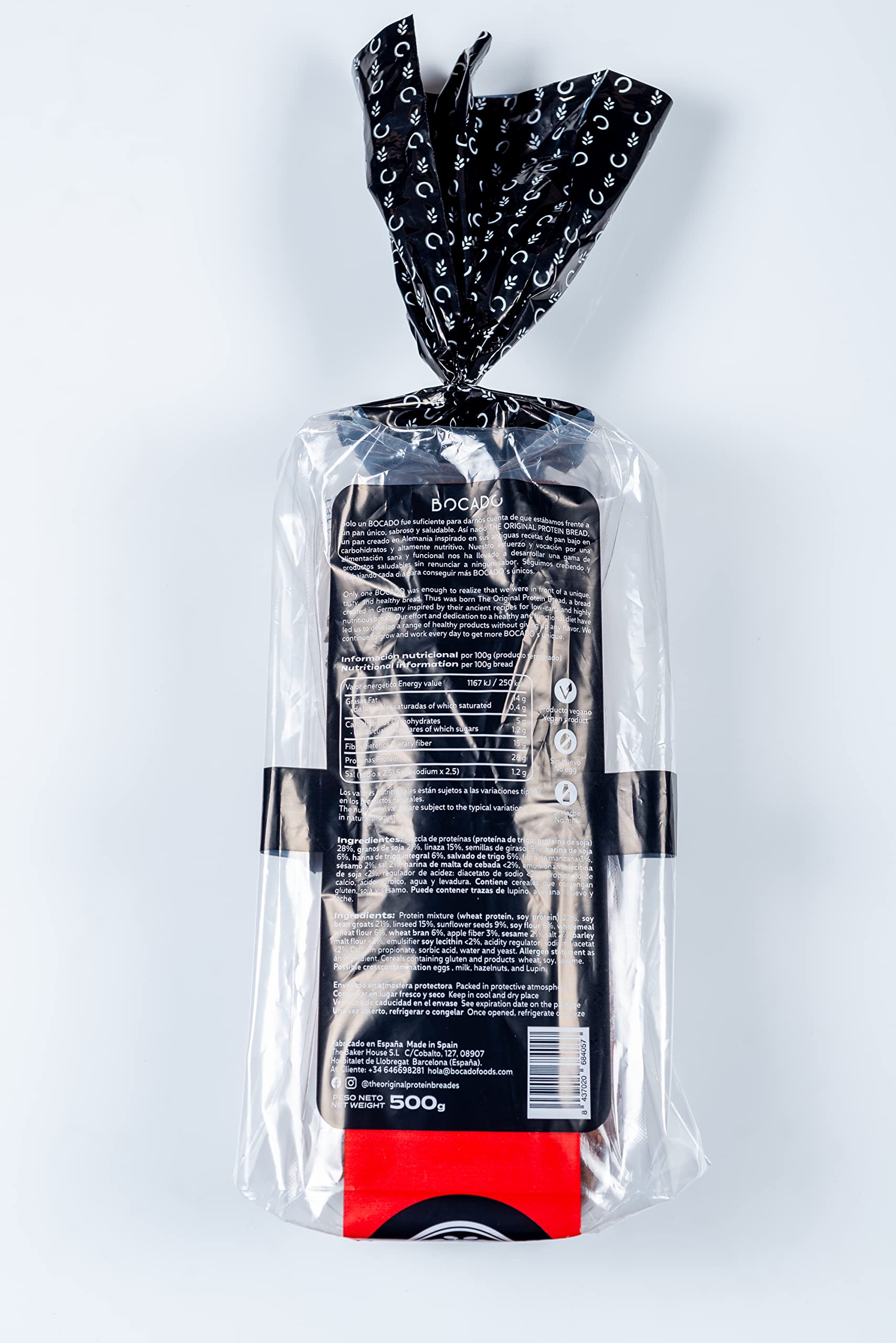 The Original Protein Bread- Pack de 6 panes - Pan Proteico - Bajo en Carbohidratos y Altos en proteínas