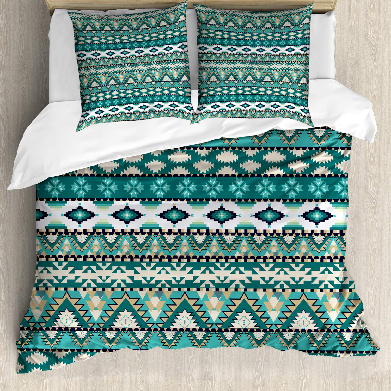 Etnico Set Copripiumino Aztec Design