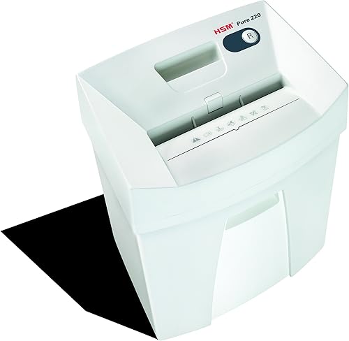 Miniatura 2 de HSM Trituradora de corte cruzado Pure 220c tritura hasta 8 hojas capacidad de 5.3 galones  HSM2323