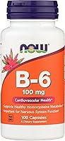 Vista 1 de NOW FOODS B6 100mg cápsulas, 100 CT