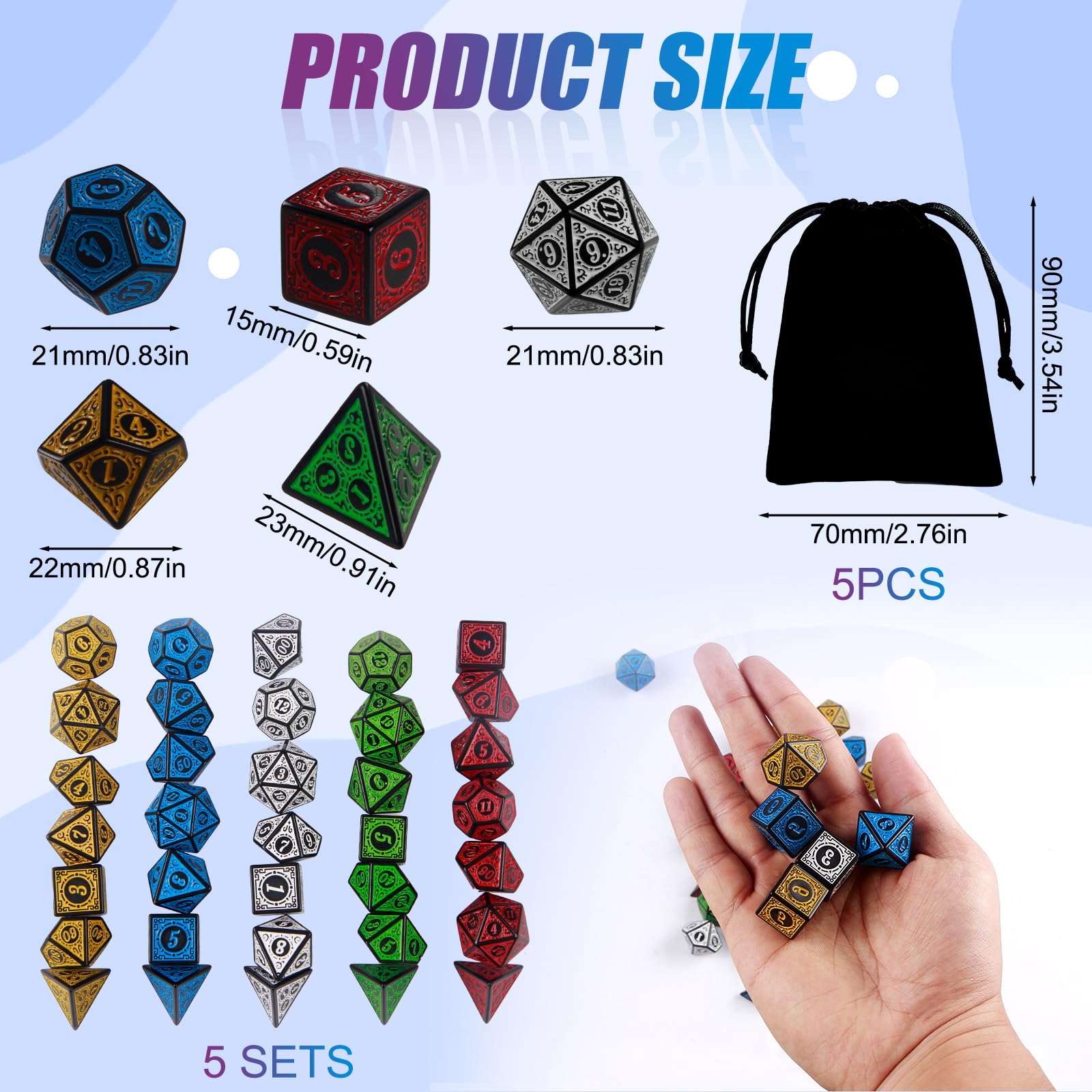 ORUZA DND Dice Set - Image 2