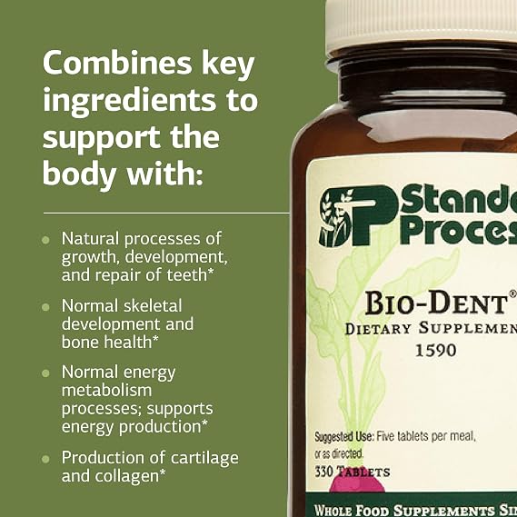Standard Process Bio-Dent Skeletal Health Supplement, 330 Tablets