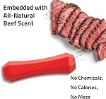 Playology Dog Toys | Durable Squeaky Chew Stick for Dogs | Jumbo Beef Scented Toy - Easy to Clean and Made from Non Toxic Materials