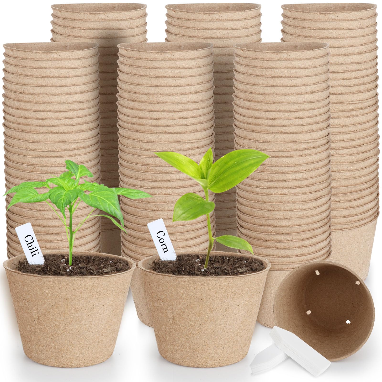 ModaSin 132-Pack Peat Pots