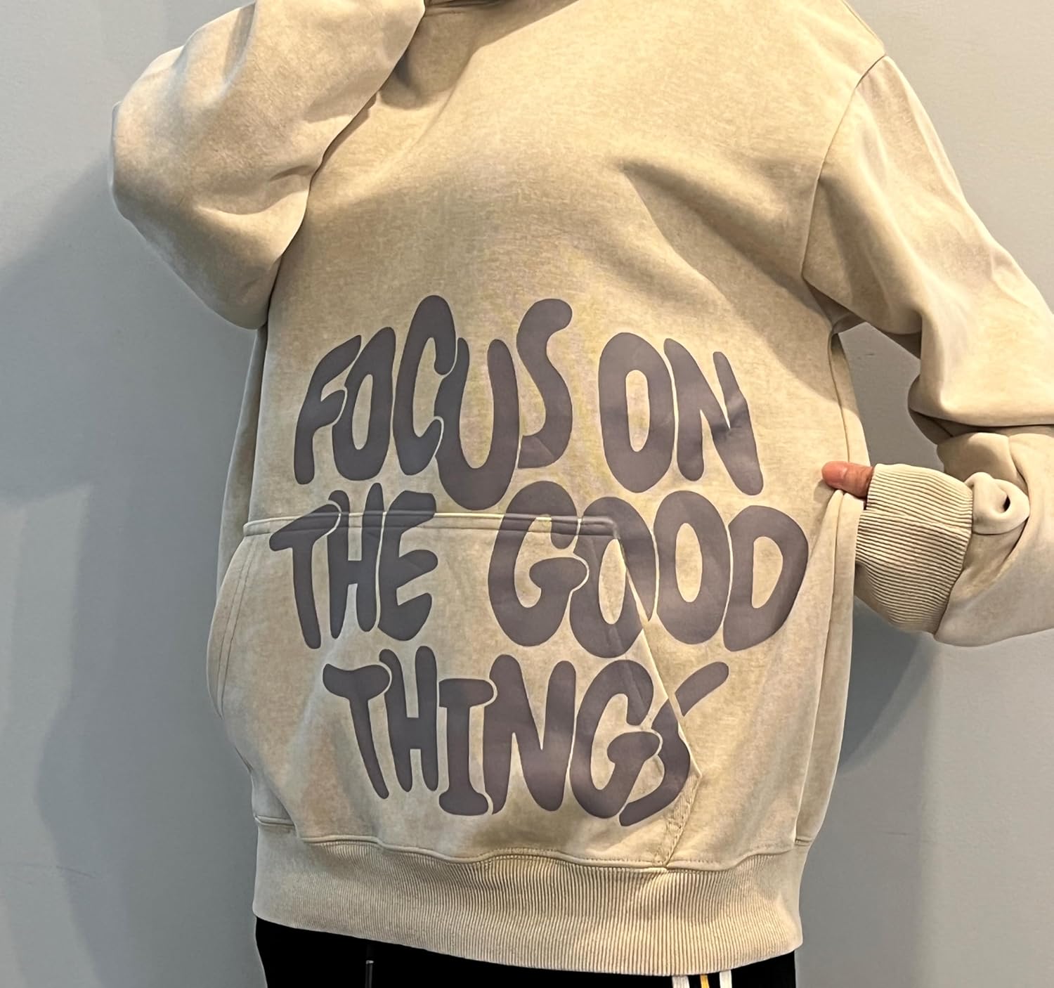 Men's Y2K Letter Print Hoodie Acid Wash Oversize Vintage Hoodies Hip-Hop Baggy Gothic Pullover Sweatshirt - Image 5