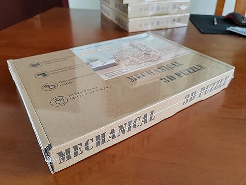 Miniatura 10 de Kit de carrera de mármol de madera, rompecabezas 3D, bolas de colores de madera, polipasto escalonado con mecanismo de elevación de 3 escalones,