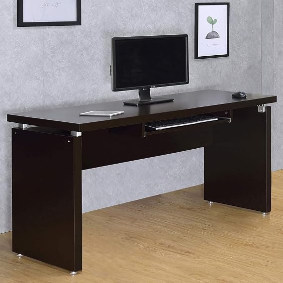 Cappuccino Floating Top Computer Office Desk