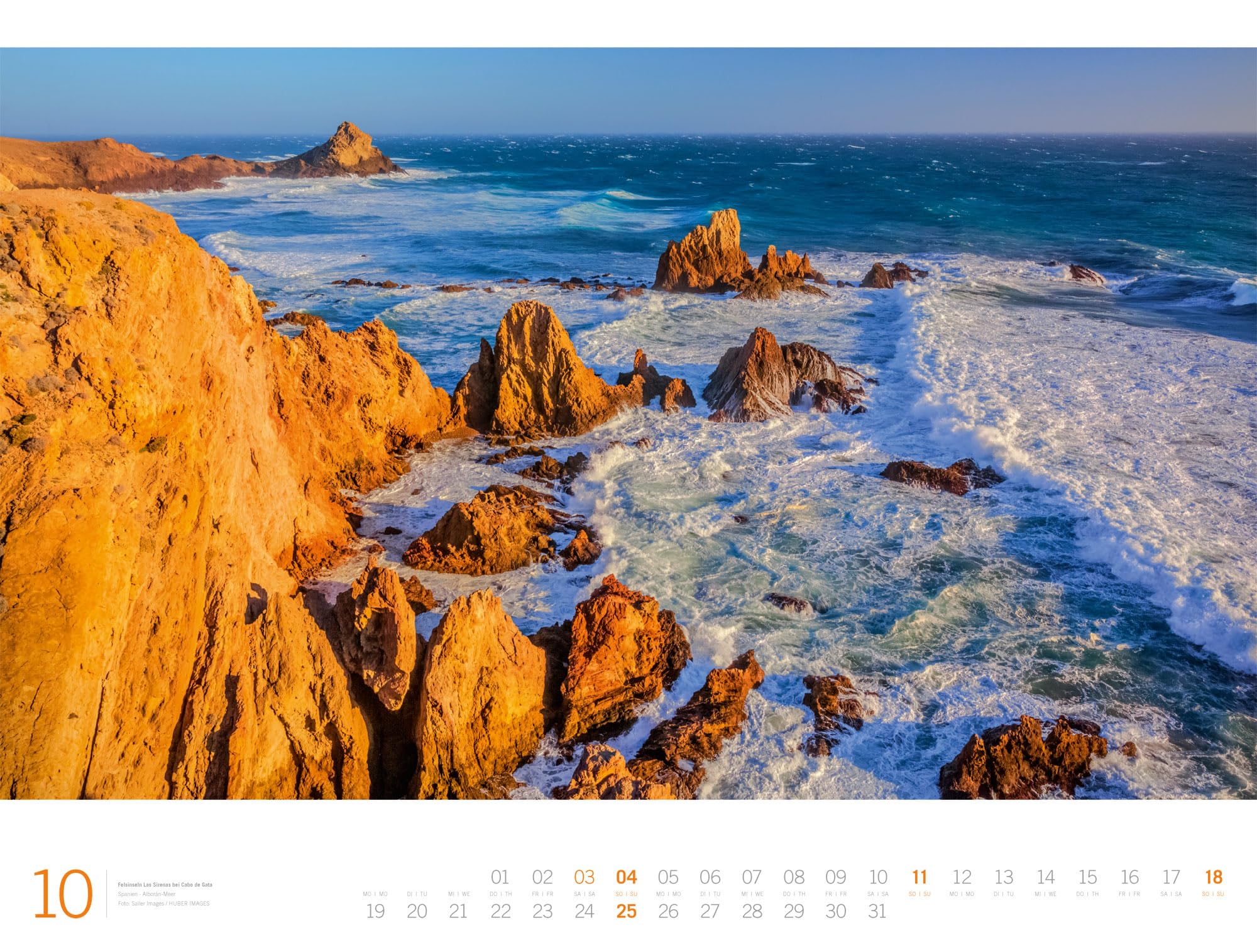 Meer Gallery Kalender 2026 | Außergewöhnlicher Meeres-Kalender im großen Querformat (66x50 cm) | Küste und Strand im Großformat