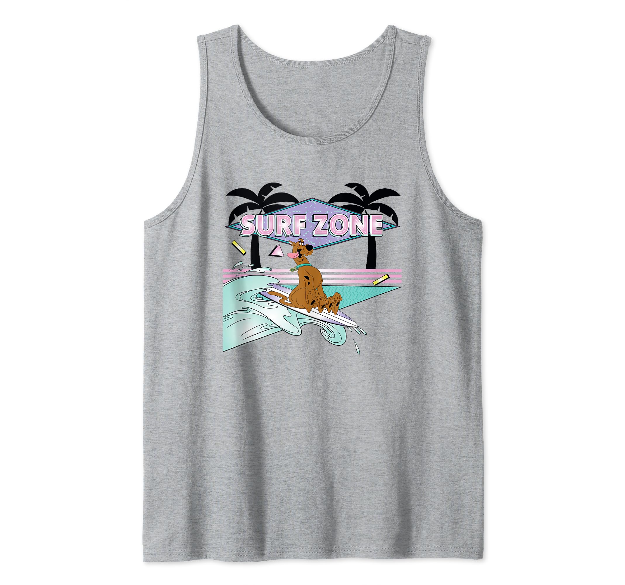 Scooby-Doo Surf Zone Wave Geometric Tank Top