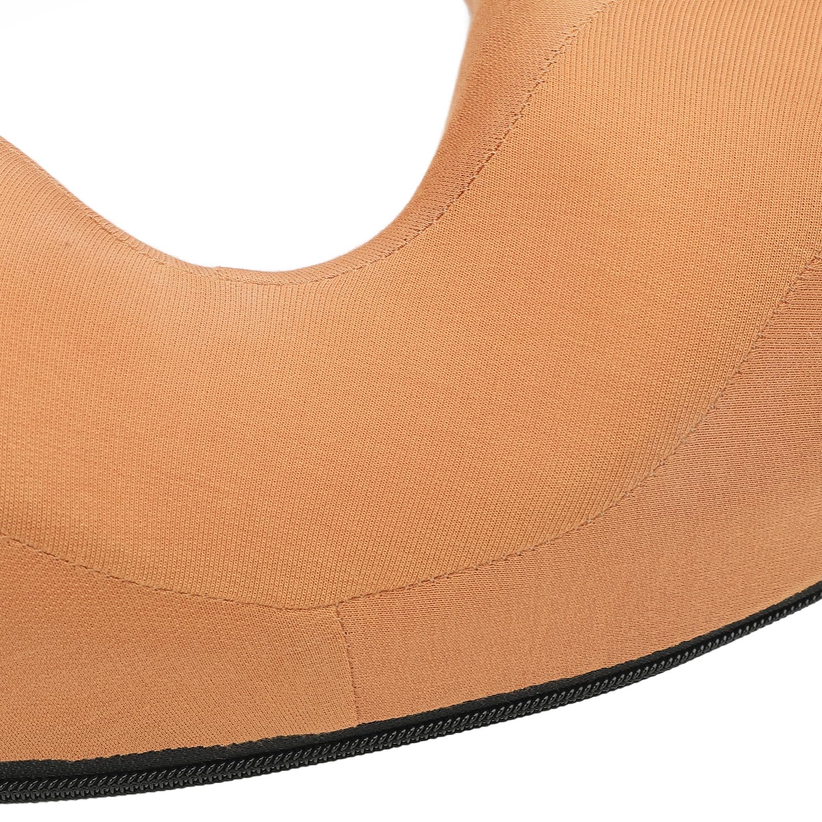 Bediffer Cuscino a Ciambella Cuscino di Supporto per il Coccige Confortevole e Traspirante per Casa Ufficio, Design Ergonomico in Lattice, 1 unità (Arancia)
