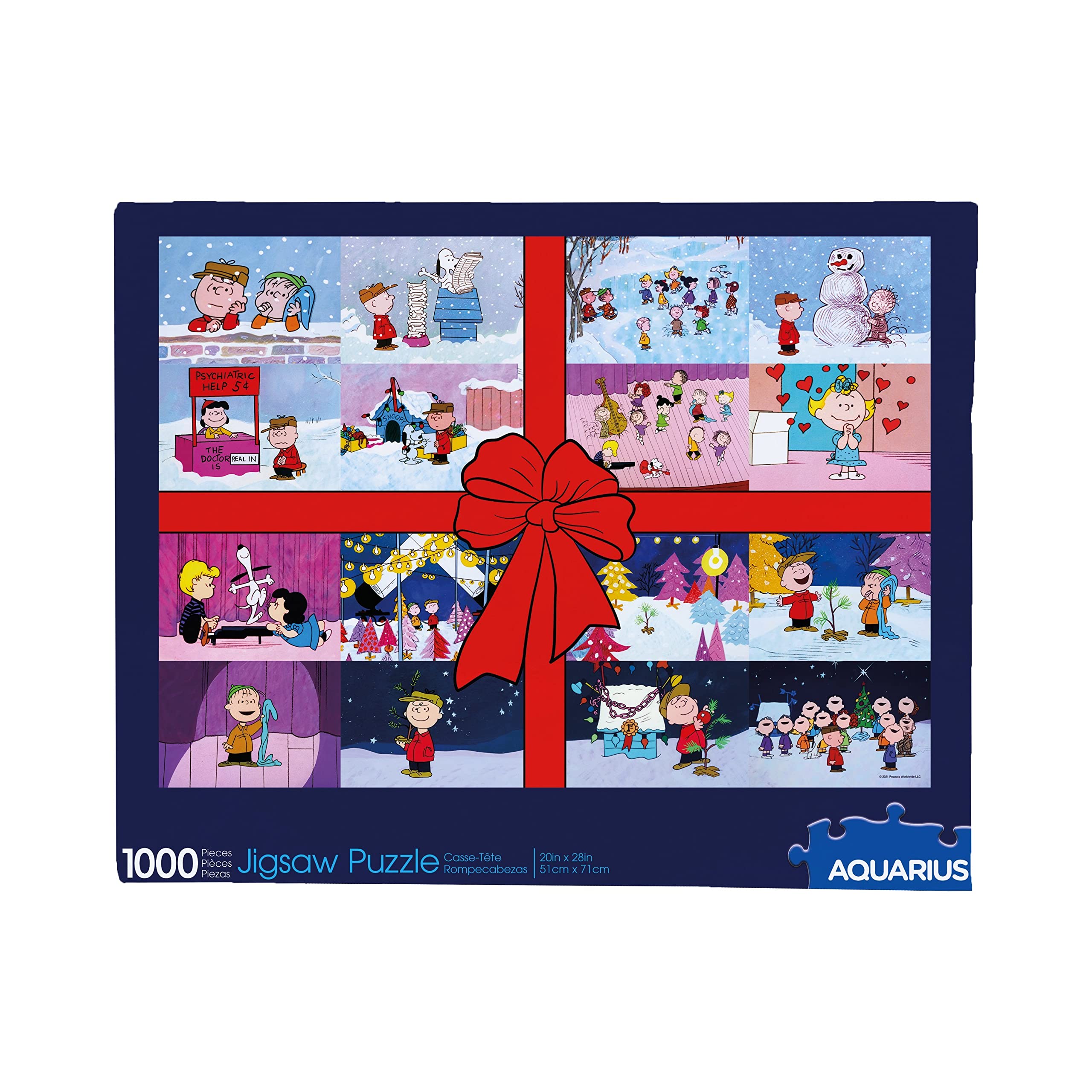 Aquarius Peanuts Charlie Brown Puzzle (1000 Piece Jigsaw Puzzle) - Glare Free - Precision Fit - Officially Licensed Peanuts Merchandise & Collectibles - 20x28 in