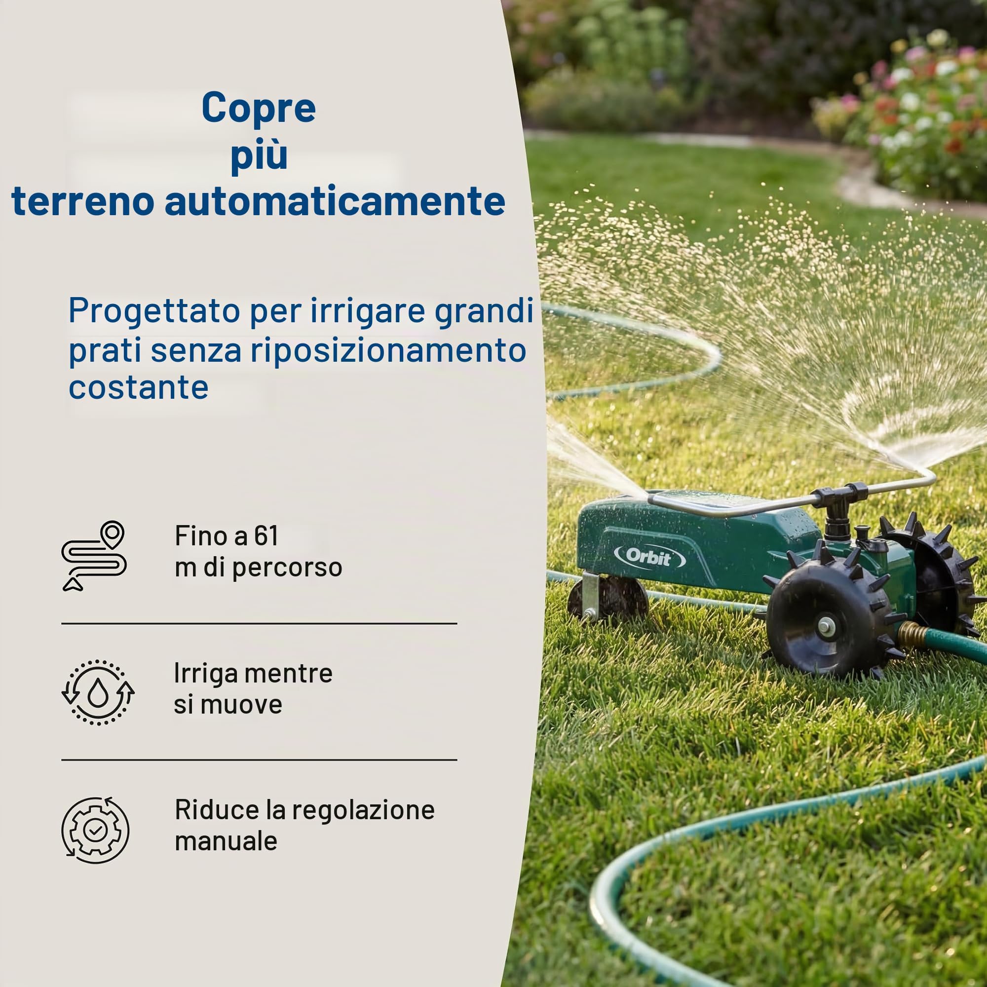 Orbit Traveling Sprinkler 58322