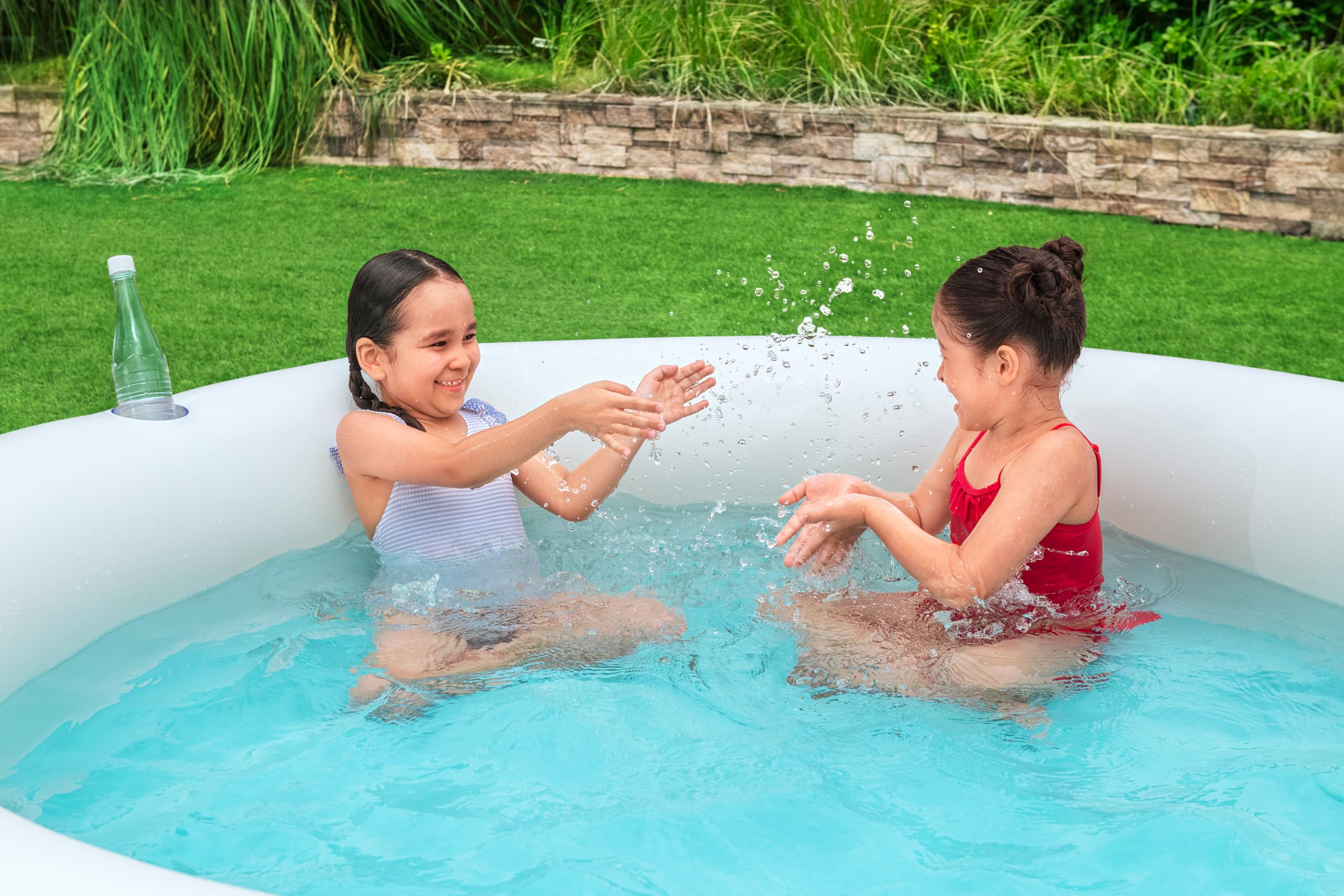 Bestway 54443 Piscina gonfiabile per bambini Rainbow Dreams da 206x206x51 cm