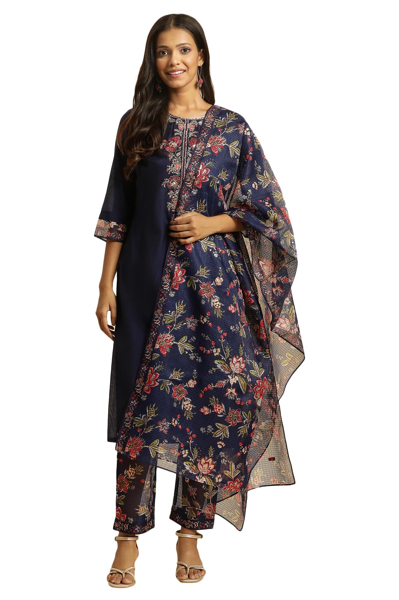 Viscose Kurta Pant With Dupatta-image-32