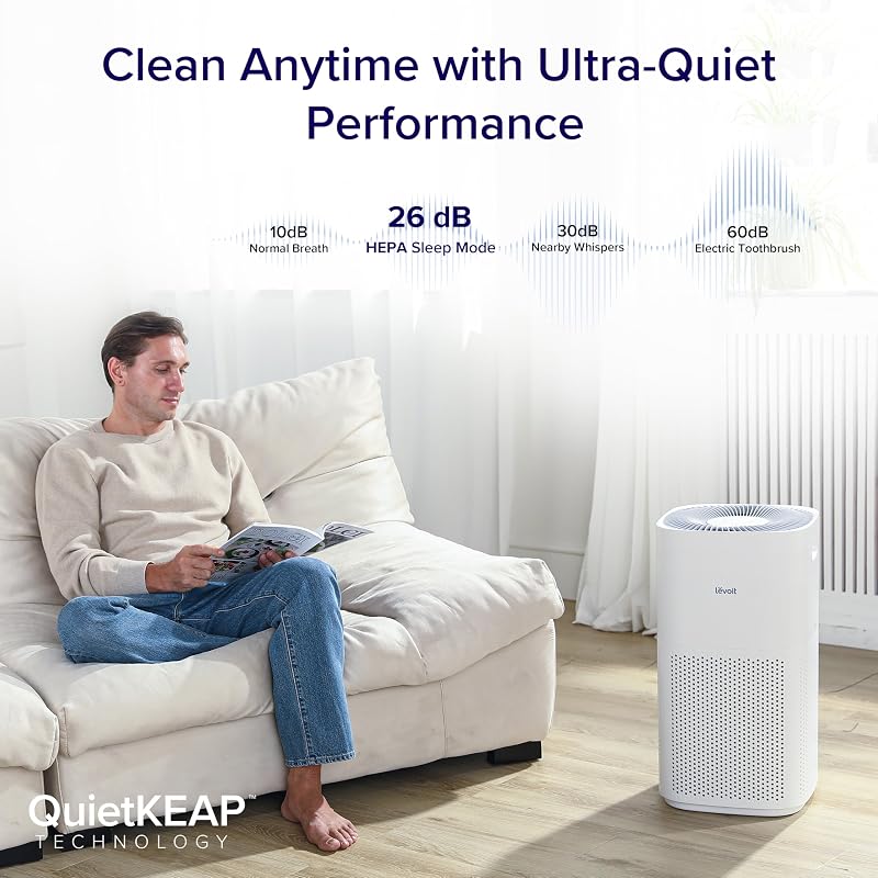 Levoit Smart Air Purifiers for Home Large Room up to 2933 Ft², Core 600S-P image 4