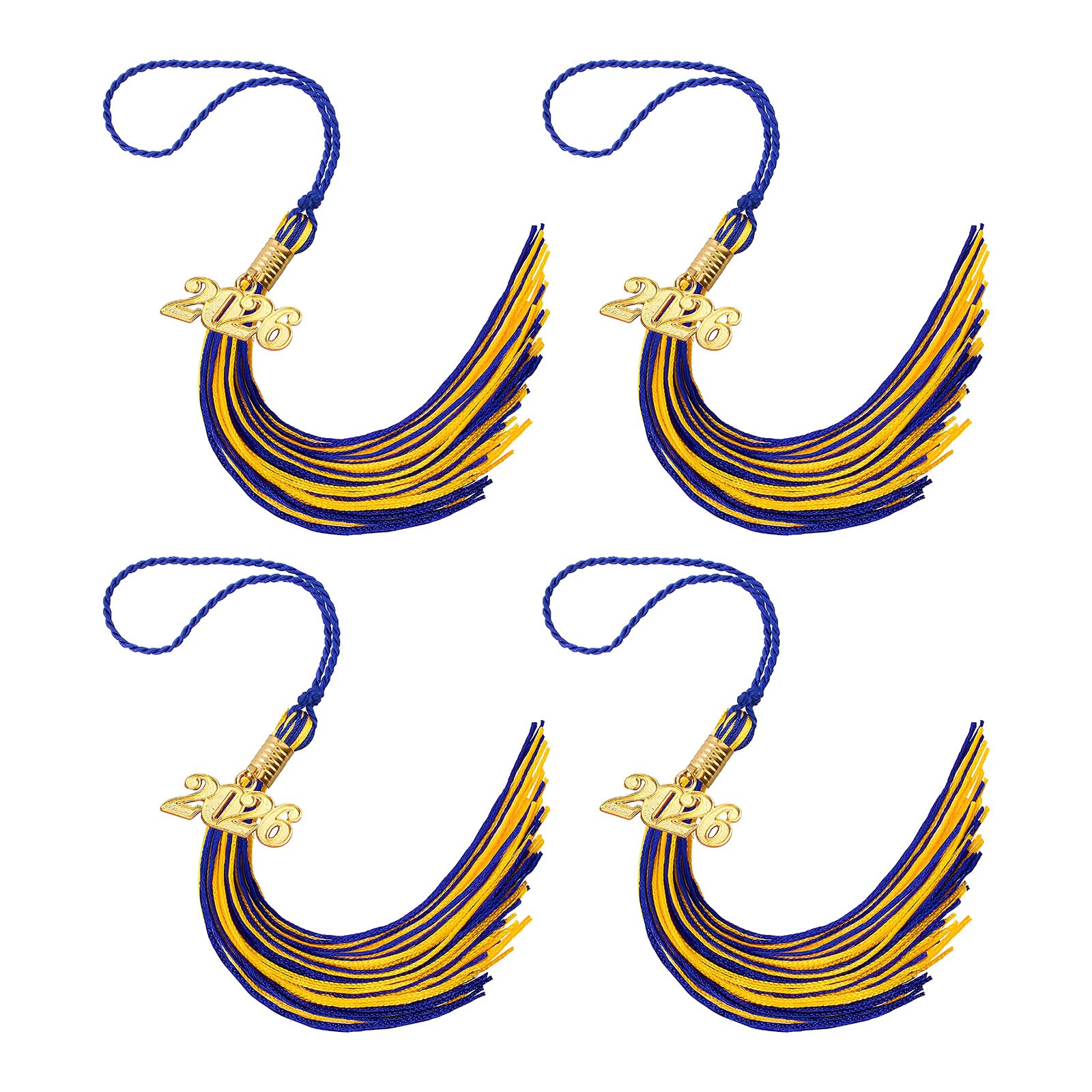 Hsyzygian 2026 Polyester Graduation Tassels with Secure Clip for Cap and Craft Projects Graduation Tassels