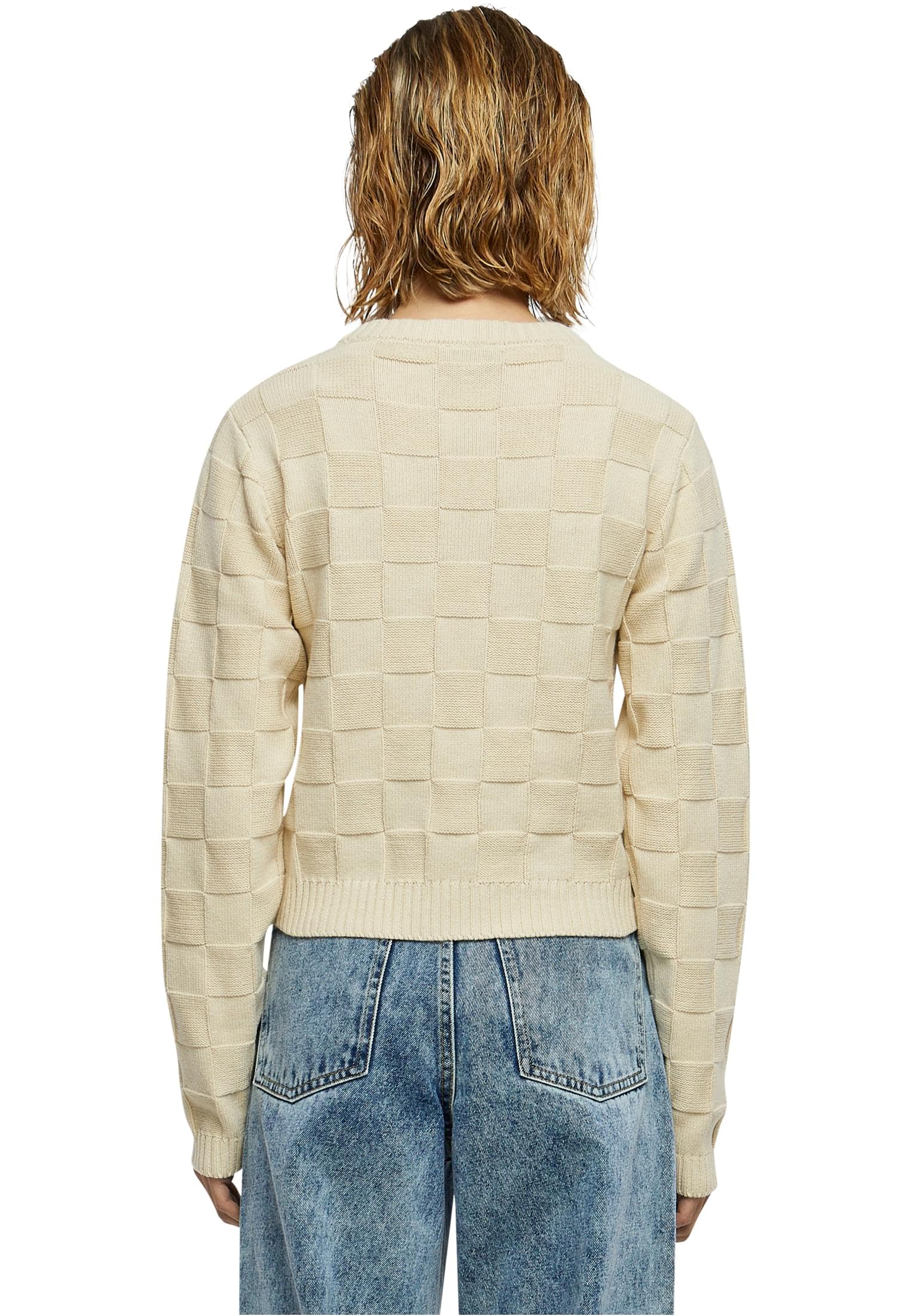 Urban Classics Damen Ladies Check Knit Sweater