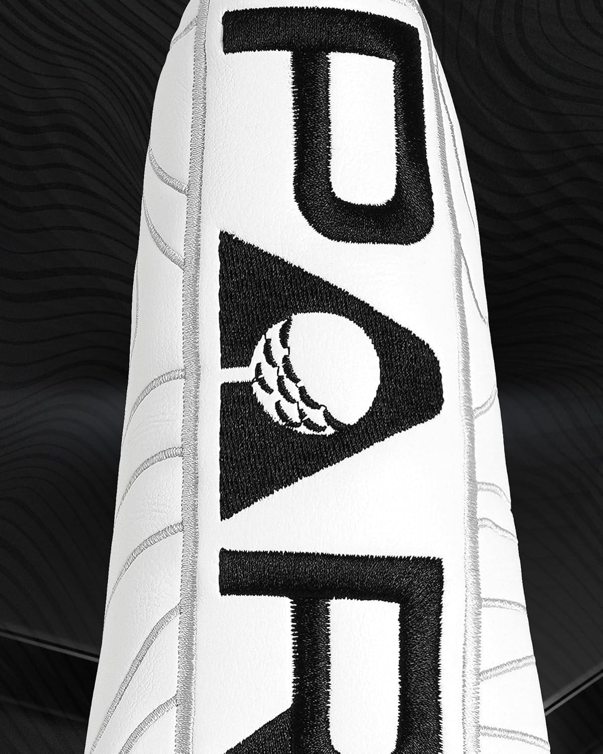Big Teeth Golf Club Covers Driver Covers Fairway Wood Headcover Hybrid Cover Leather, Mallet Putter Covers Blade Headcovers, Golf Iron Club Head Covers for Most Brands
